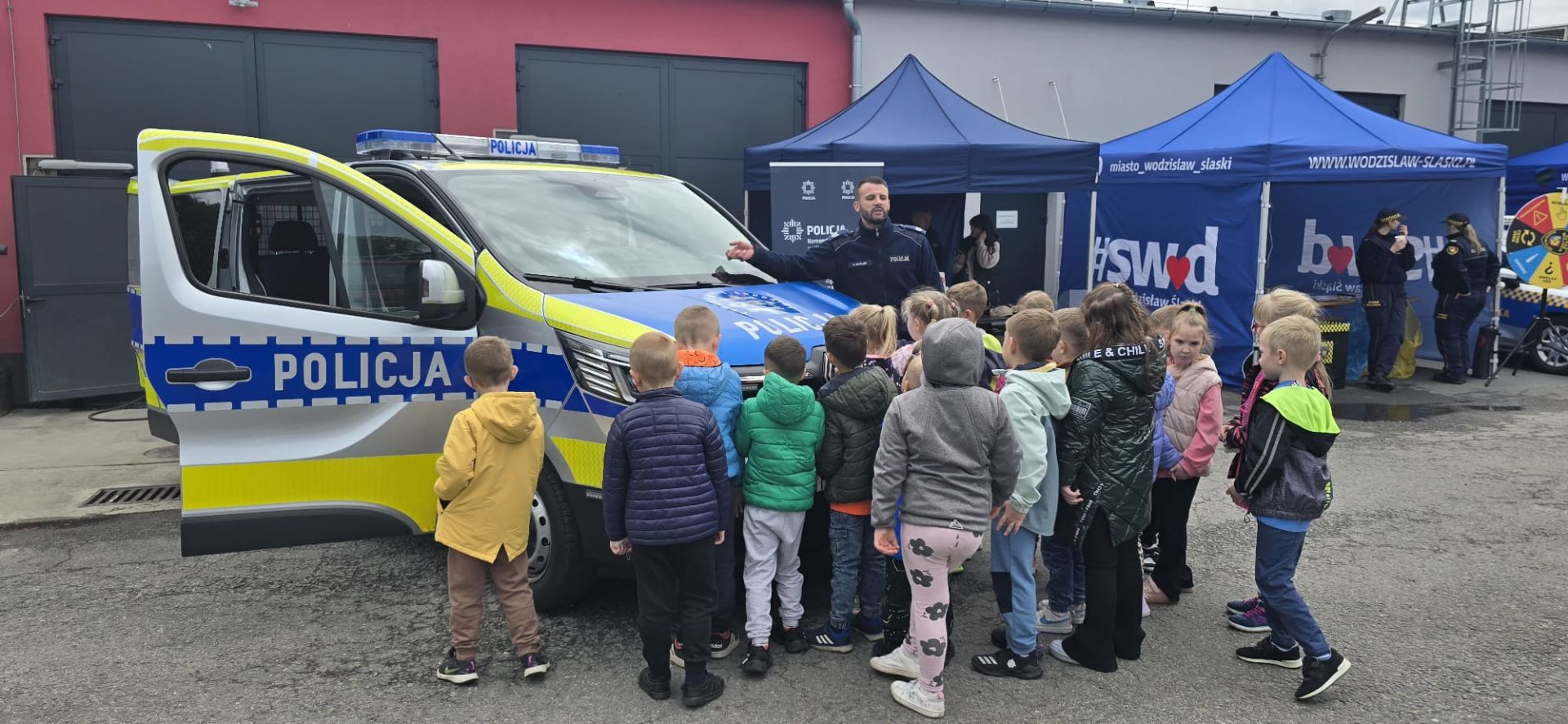 Policja w PSP w Wodzisłąwiu Śl.
