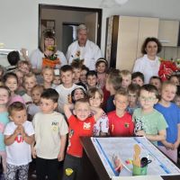 spotkanie przedszkolaków ze strażą