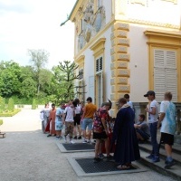 Uczniowie w czasie zwiedzania stolicy Polski. (3)