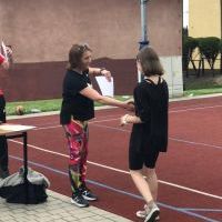 Reprezentanci szkoły w czasie rozgrywek w Rogowie. (2)